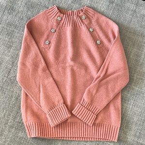 J.Crew jewel button sweater